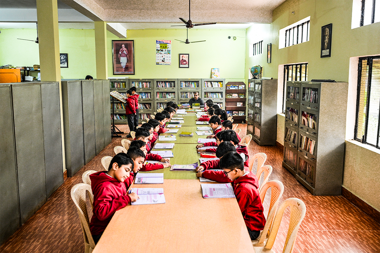 BK Sr. Sec. School Buildings | Library | Best School In Bawani Khera